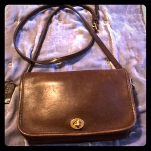 Small Vintage Leather Coach Purse